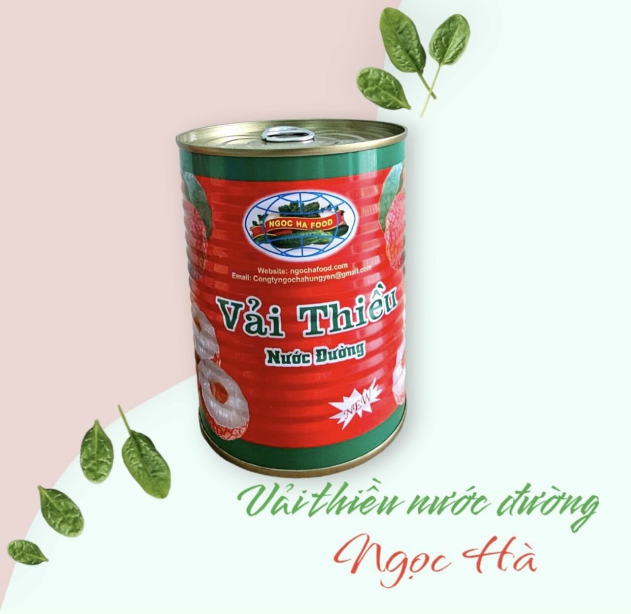 Vải Thiều Nước Đường Ngọc Hà 565G