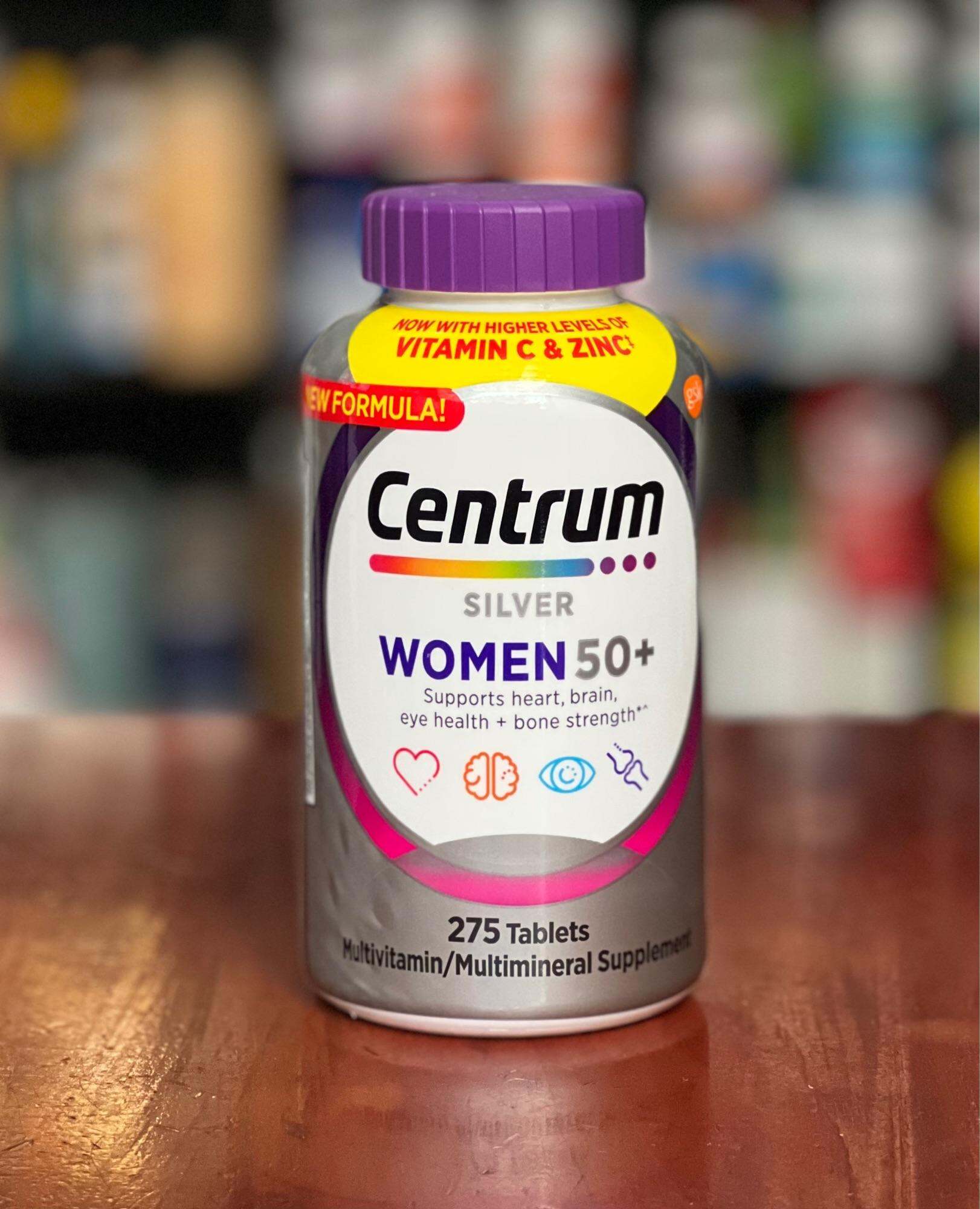 Mẫu mới centrum silver women 50+ 275 viên
