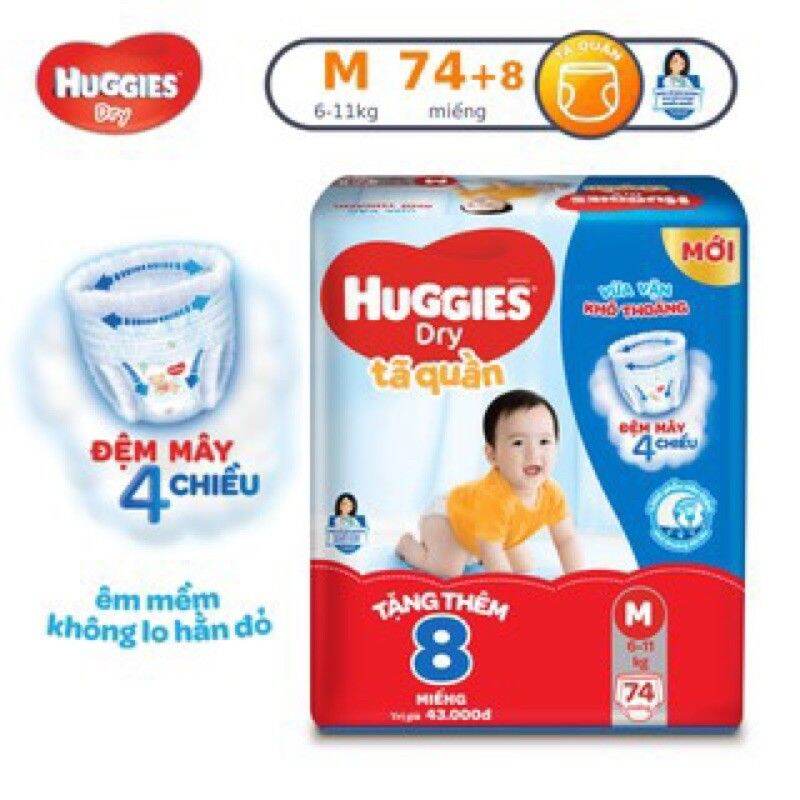 Tã quần huggies M74
