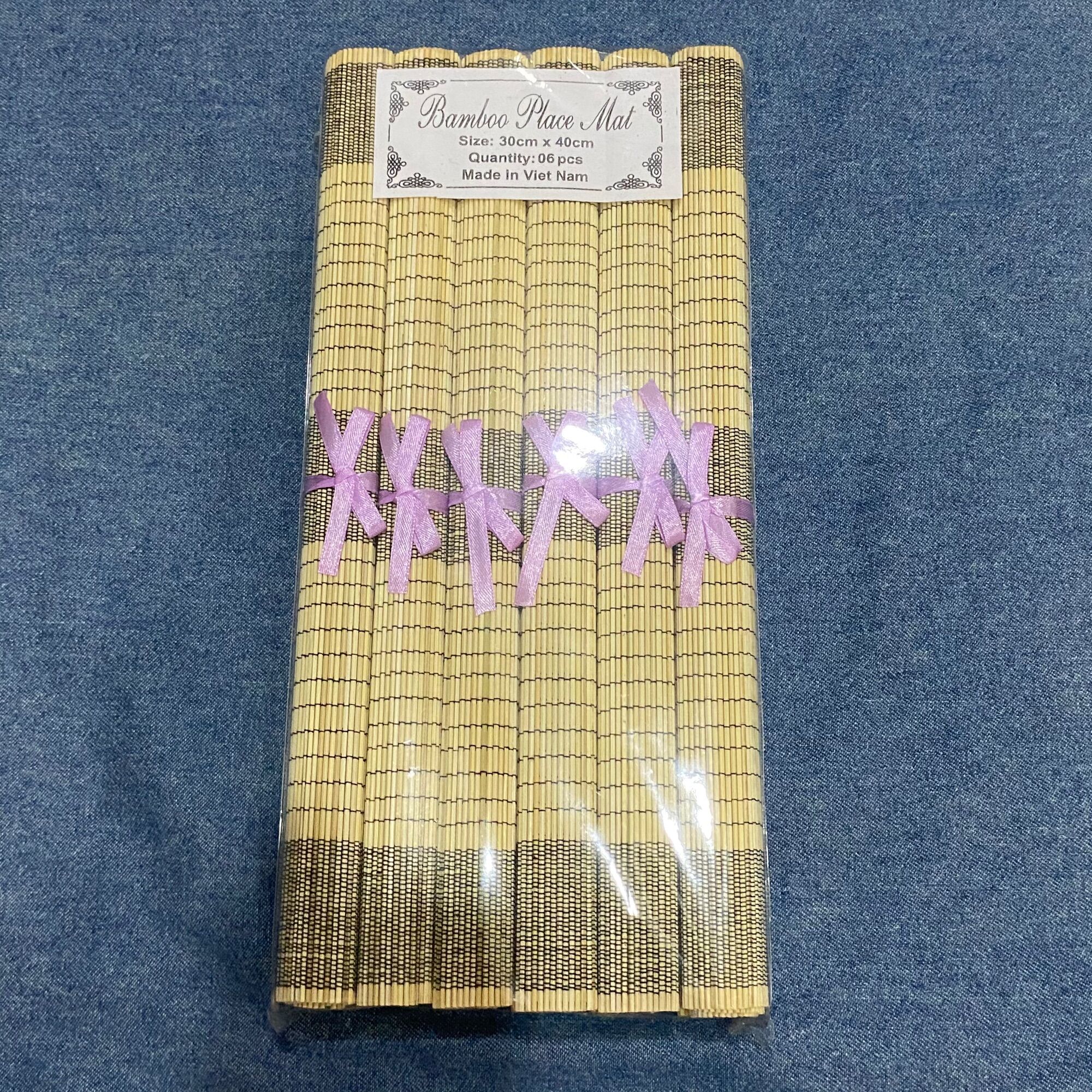 [HCM]Mành tre cuốn sushi trải bàn ăn (1 set 6 cái)