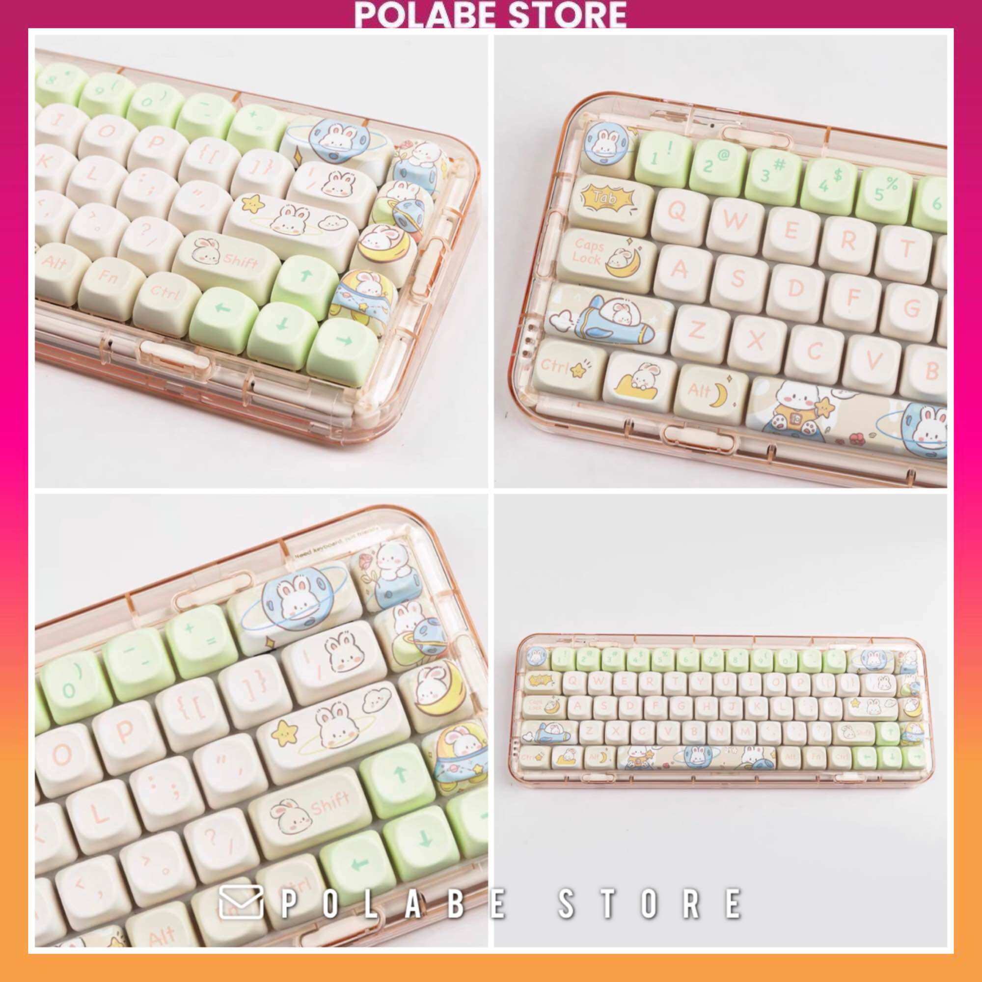 Keycap MOA Space Cat MOA Profile PBT Dyesub bàn phím cơ - Polabe Store