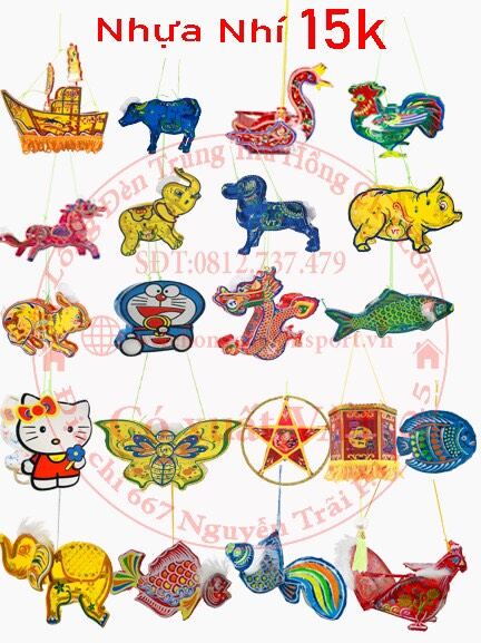 Đồ chơi lồng đèn trung thu mini nhựa hình LỢN(HEO)