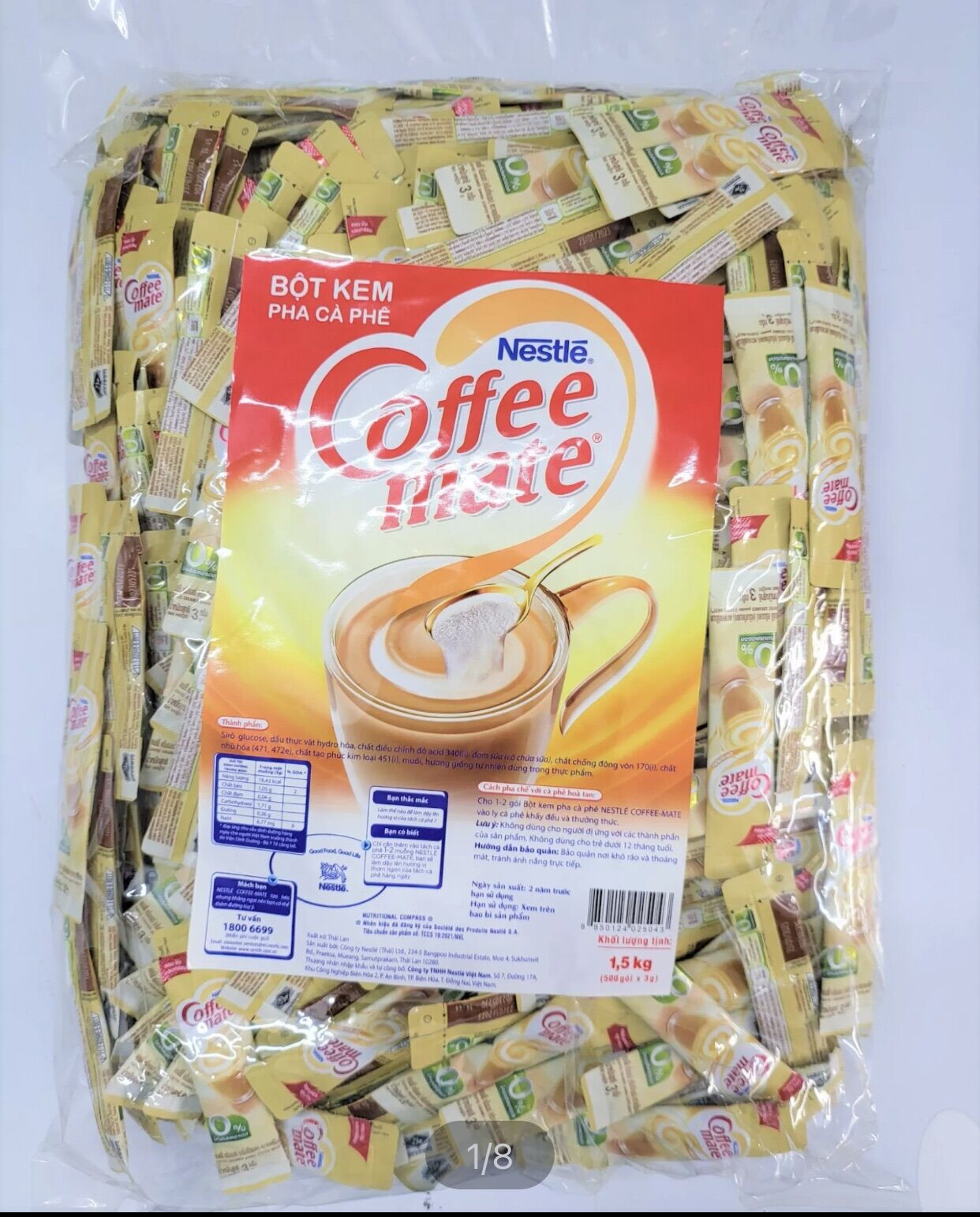Bột kem pha cà phê Coffee mate Nescafe bịch 500 que