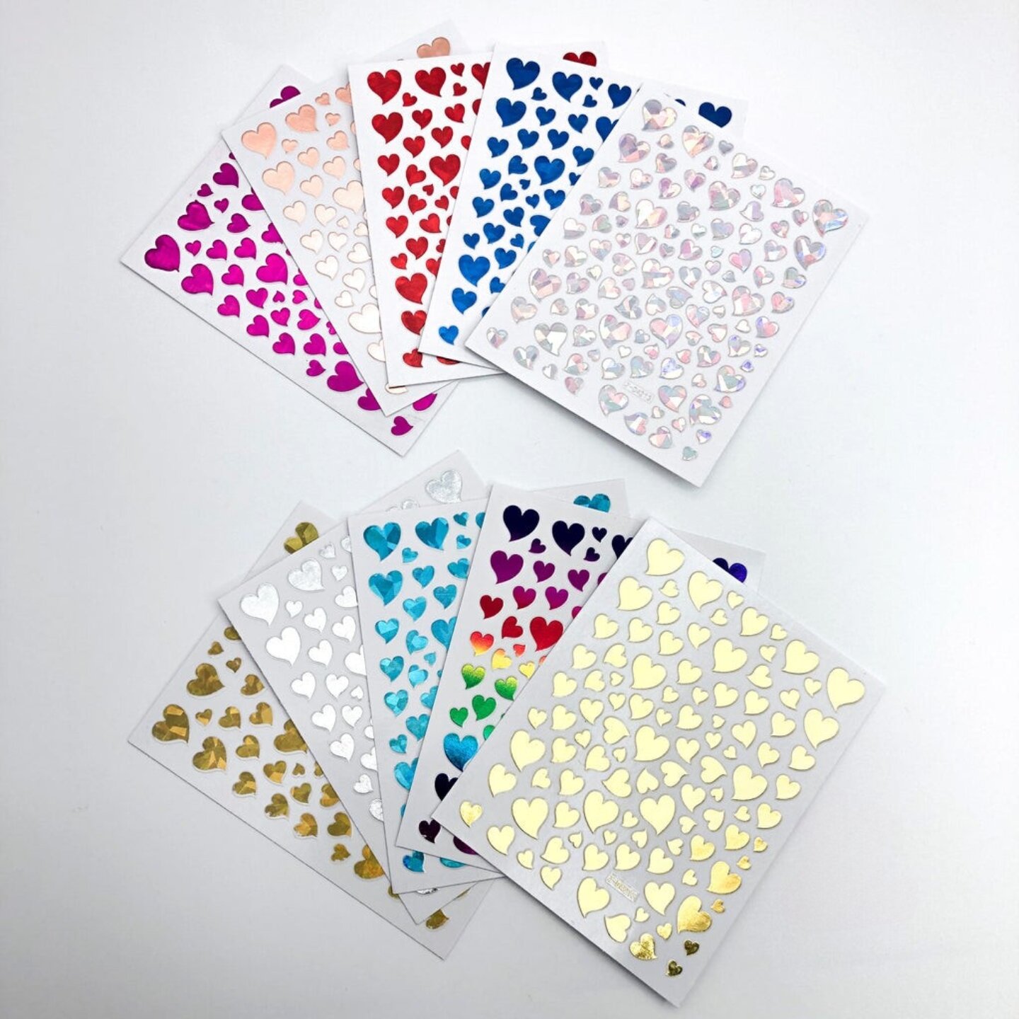 Sticker dán móng trang trí nail mẫu hình trái tim
