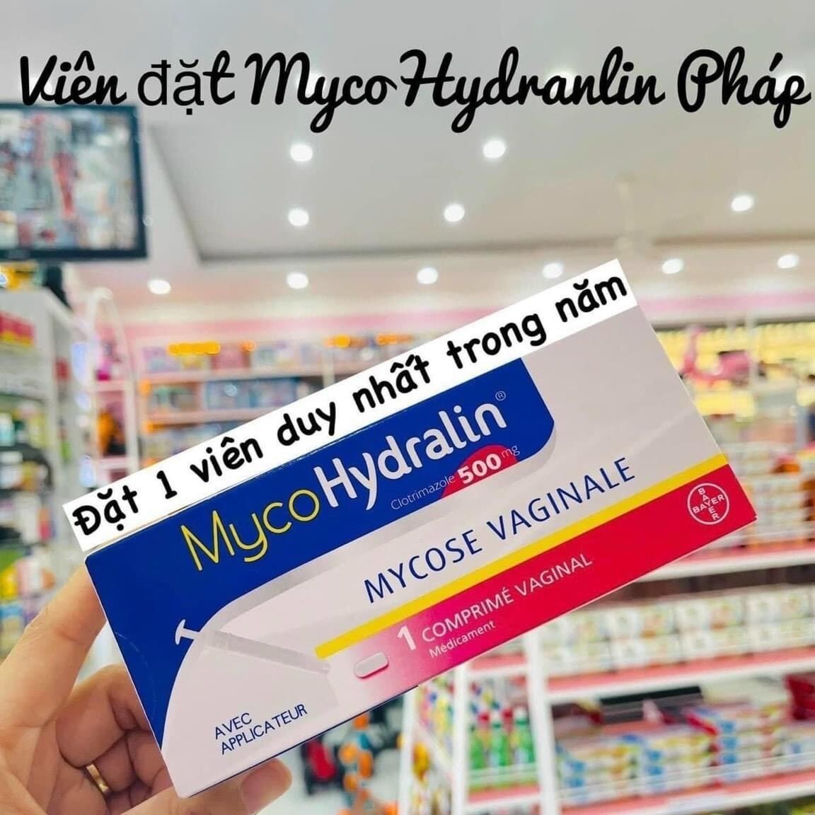 Viên đặt phụ khoa Mycohydralin