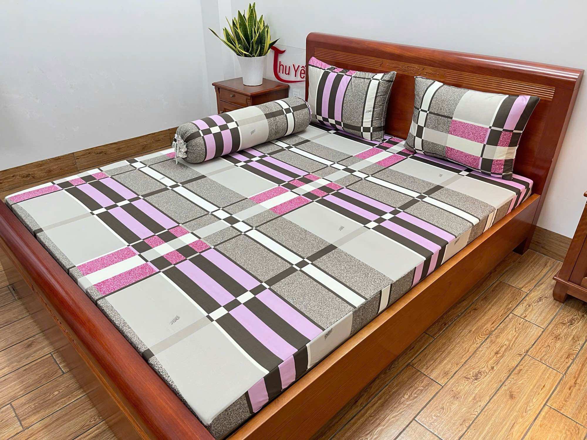 [Nhiều mẫu] Trọn bộ ga gối thun lạnh 3D Hàn Quốc