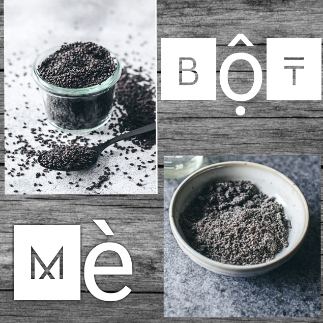 100g bột mè