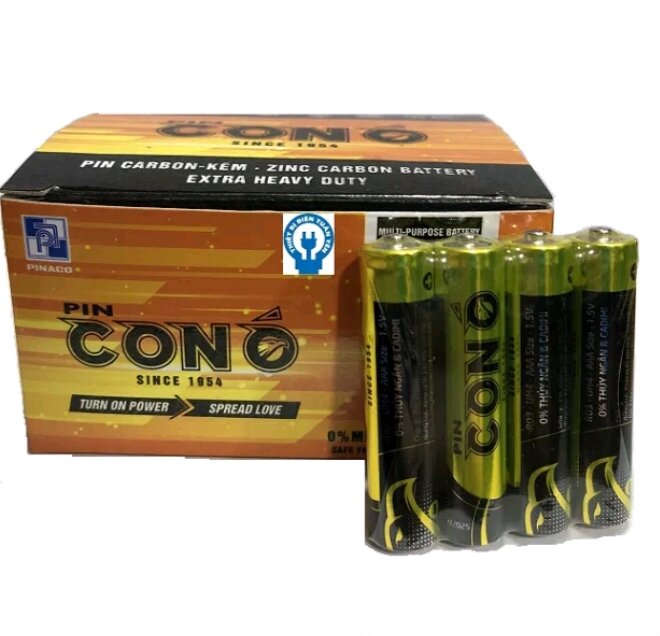 Pin Con Ó AAA (1 vỉ x 4 viên)