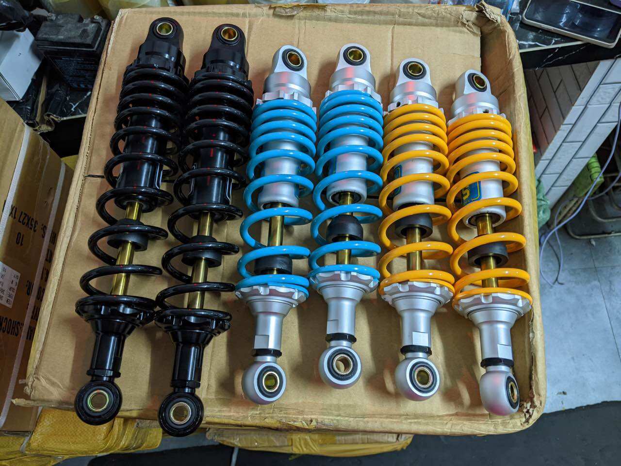 Phuộc Ohlins RCB Dòng C gắn Dream Wave Elegant Future Sirius Taurus Jupiter Max Cup