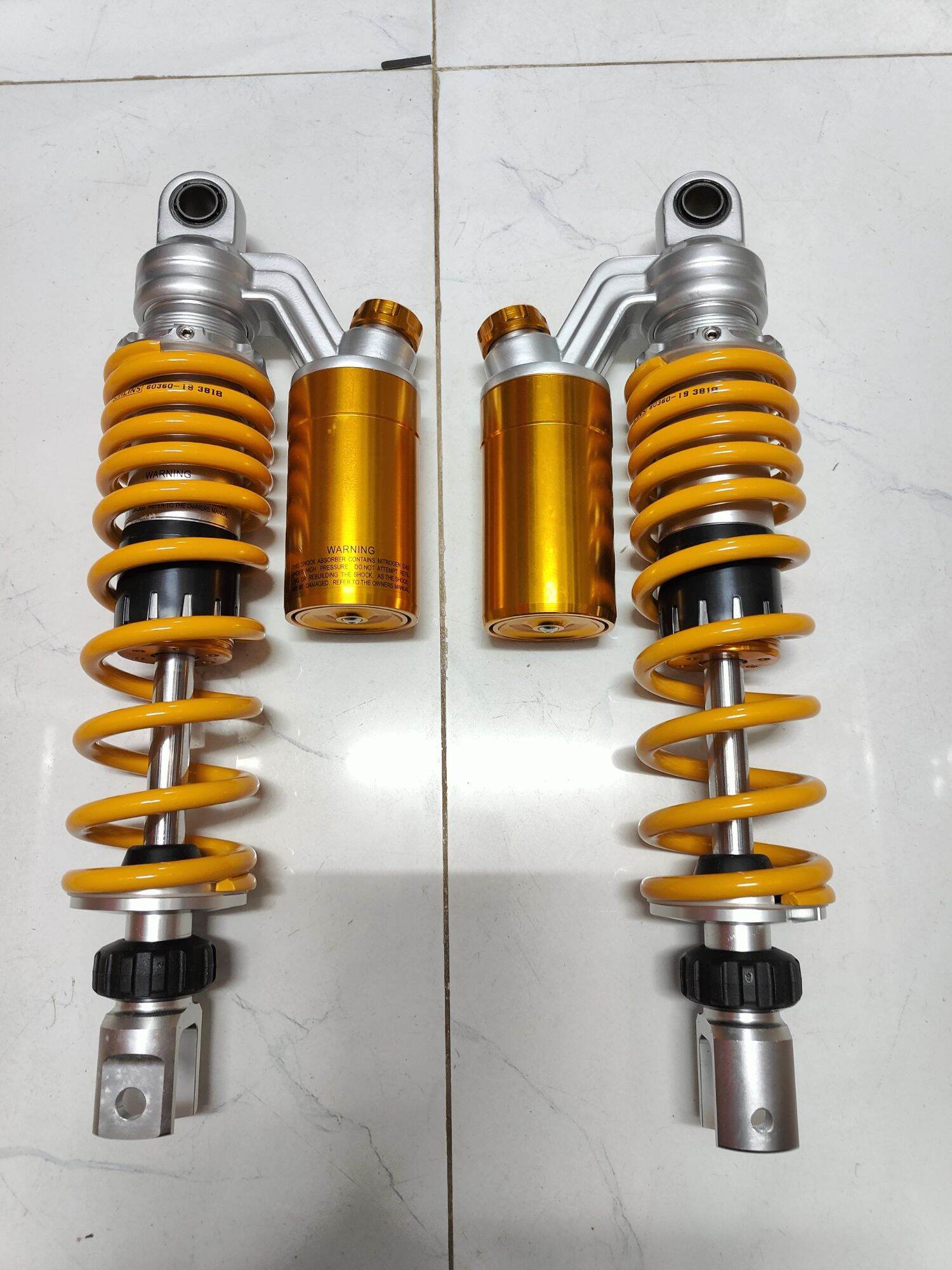 Phuộc ohlins bình dầu gắn airblade nouvolx nouvo5 nouvo6 nvx shark pcx dylan impulse....