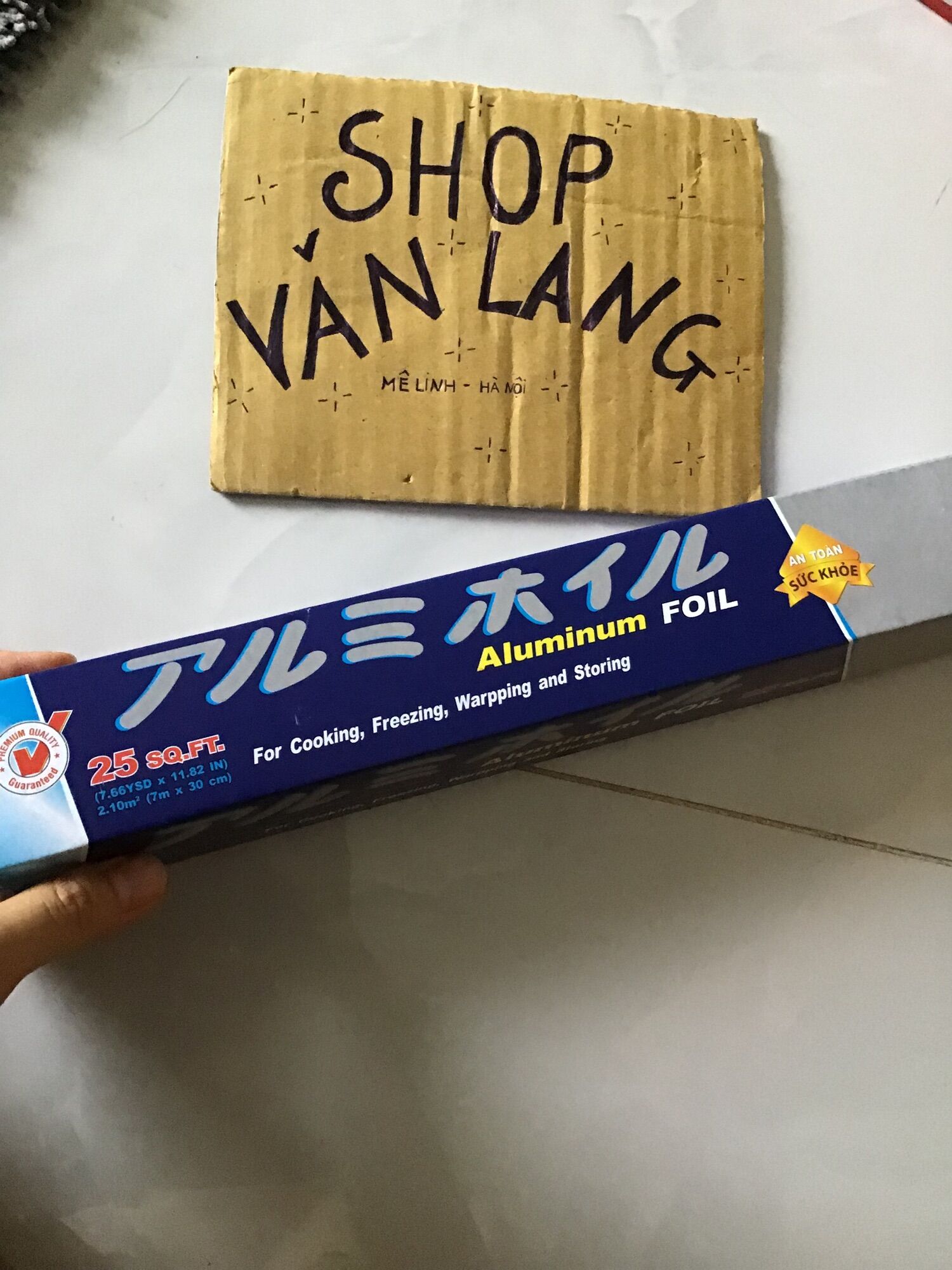Giấy bạc nướng bọc bảo quản thực phẩm 30cm