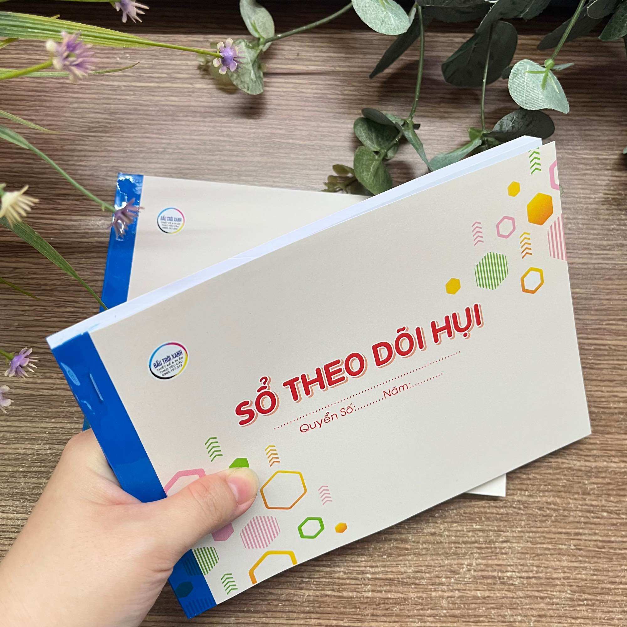 Sổ theo dõi hụi A5/ 70 tờ giấy dày