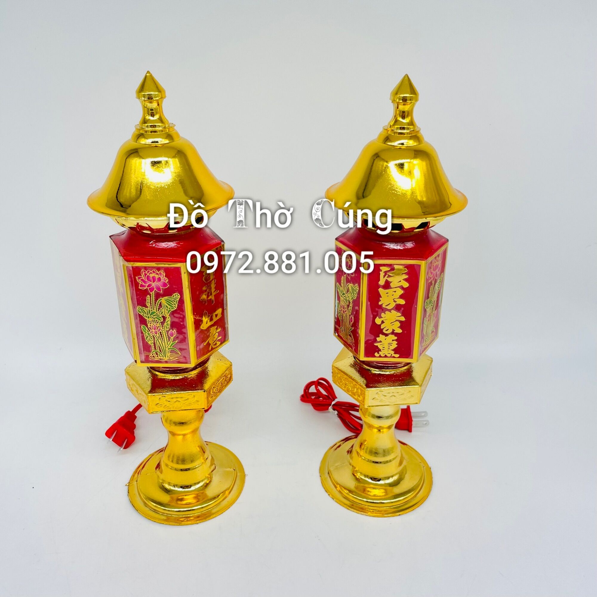 Đèn thờ Lục Giác ( 1 Đôi )