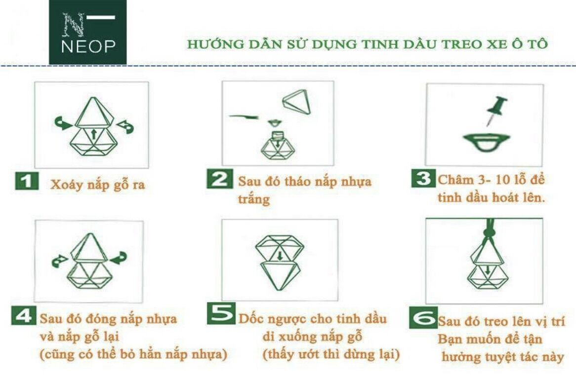 Lọ Treo Tinh Dầu Thơm Hoa Lily NEOP - Lọ Treo Xe Oto - Xe Hơi
