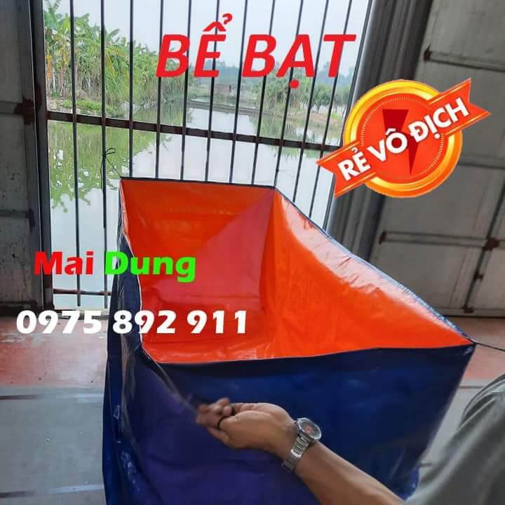 Bể bạt nuôi ốc , ếch , cá , lươn - kích thước 2x1x1