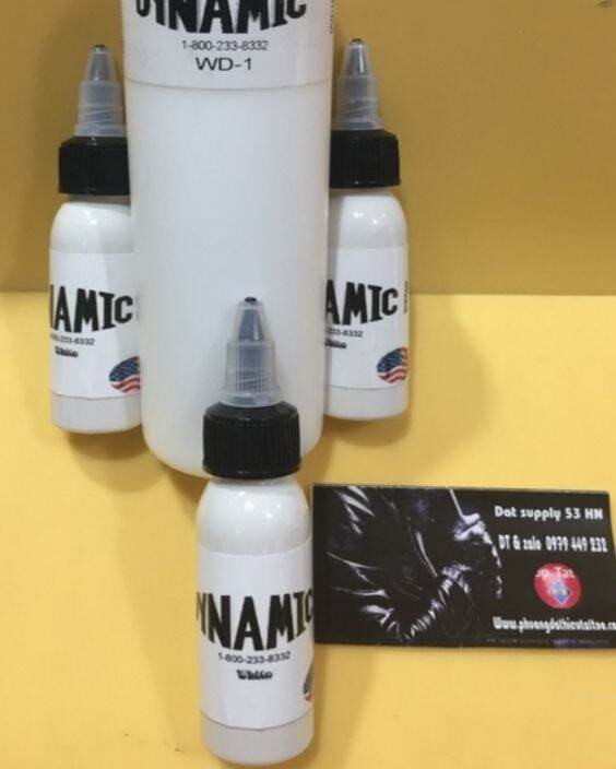 Mực xăm Dynamic mầu trắng 30ml
