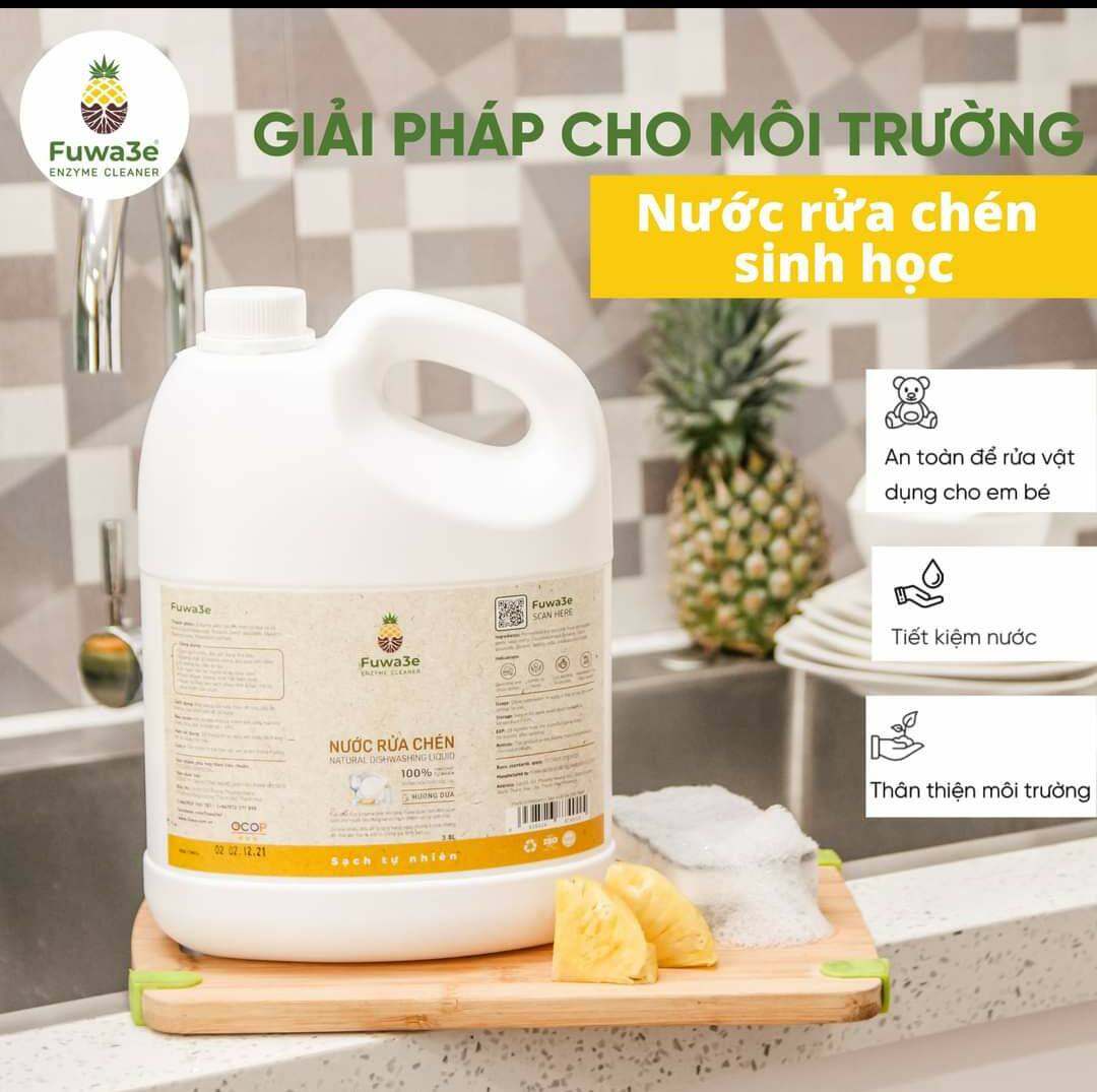 Nước rửa chén sinh học Fuwa3e