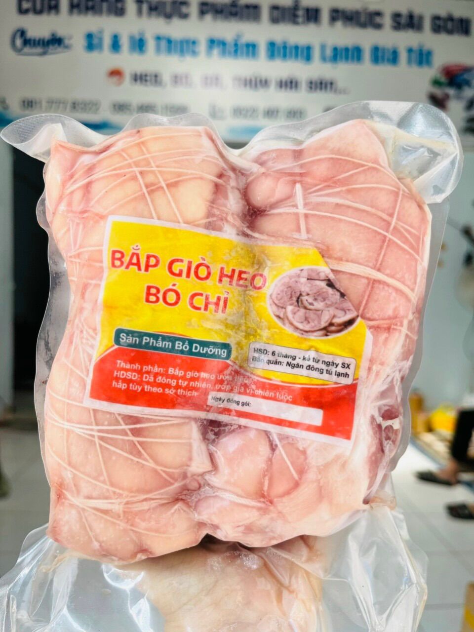 1kg Bắp giò Heo bó chỉ - lóc xương (hoả tốc 2h tphcm)