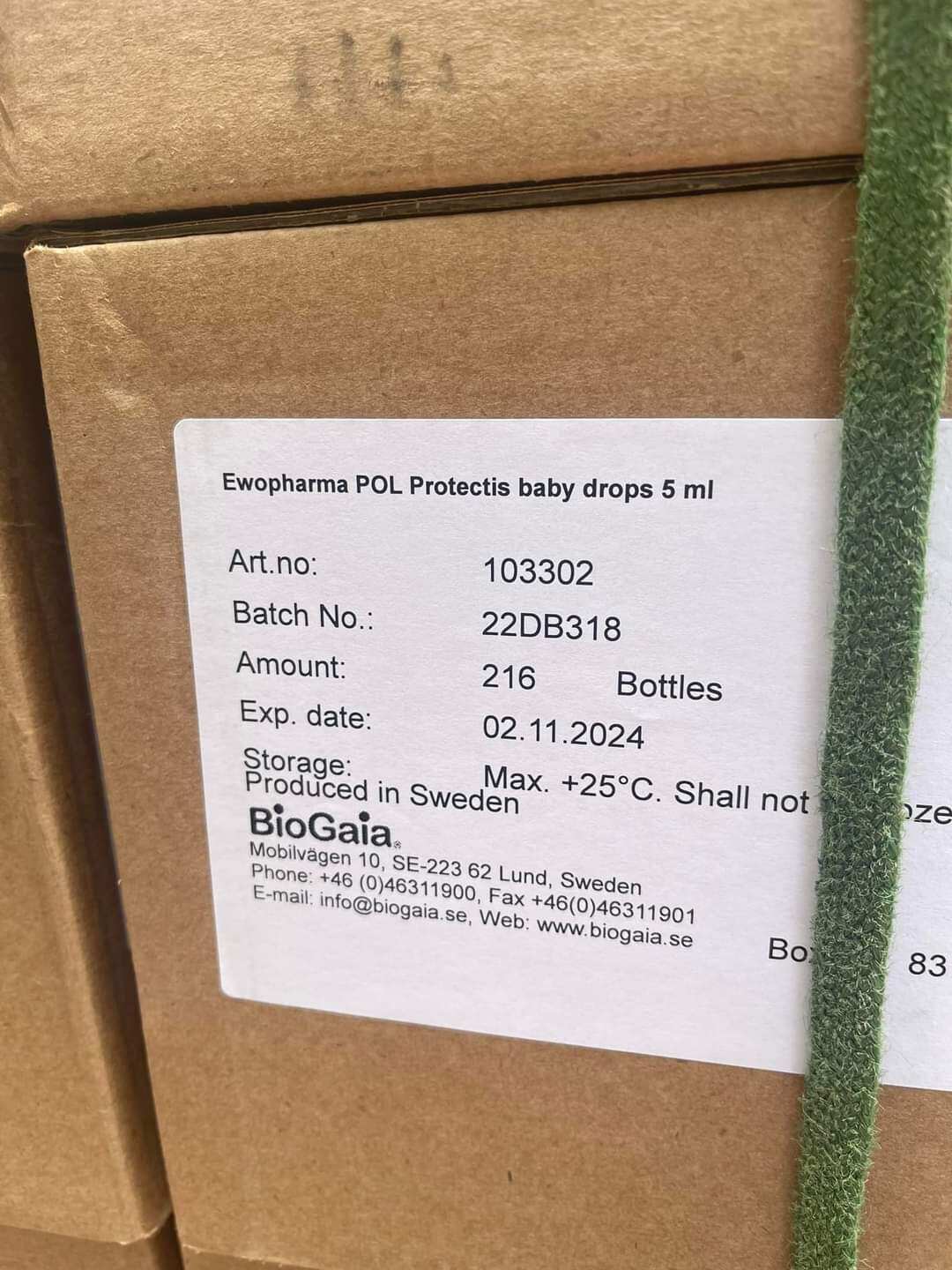 Men tiêu hóa Biogai Balan