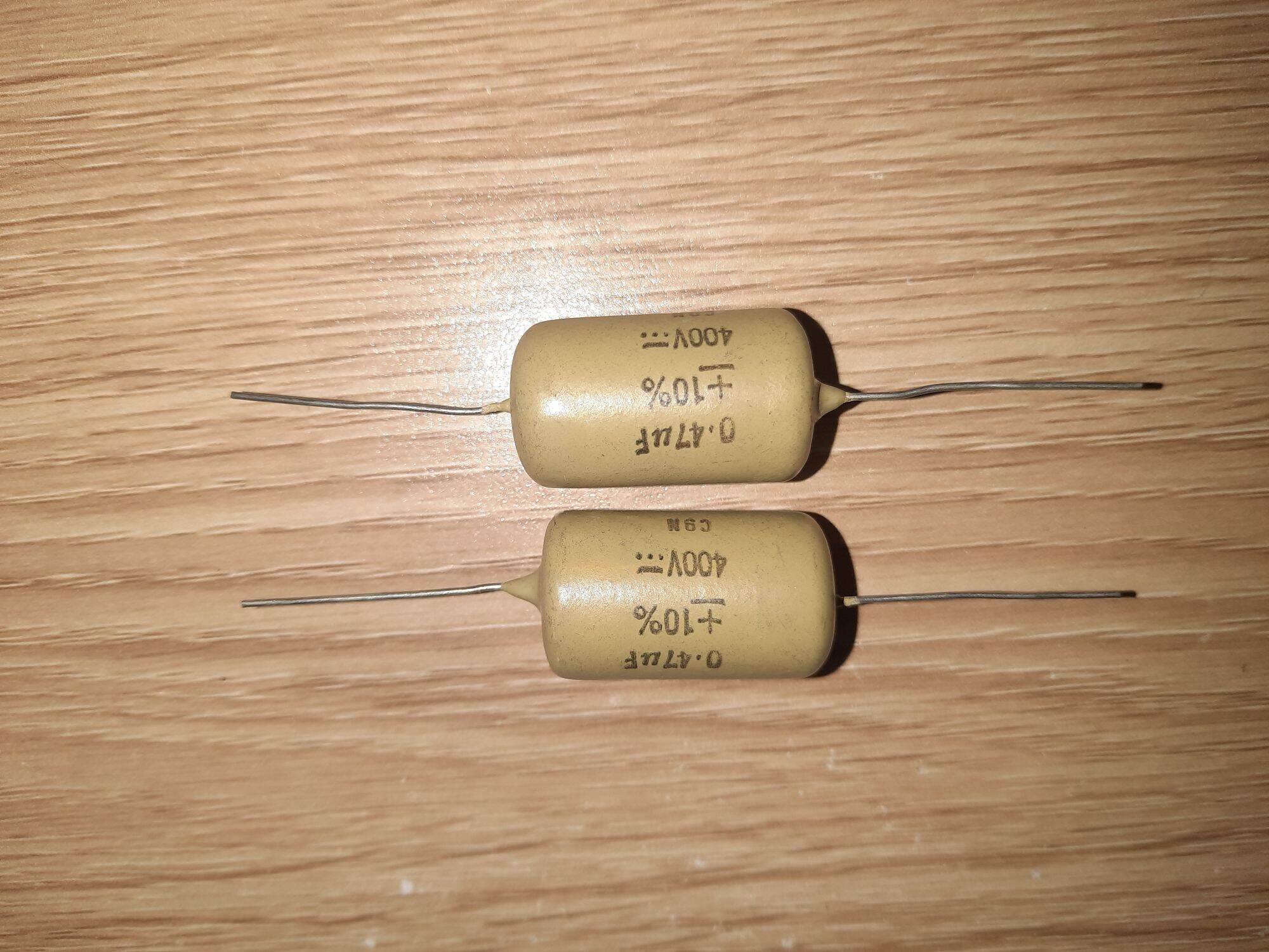 tụ philips Mullard Mustard 0.47uf 400v(NOS)