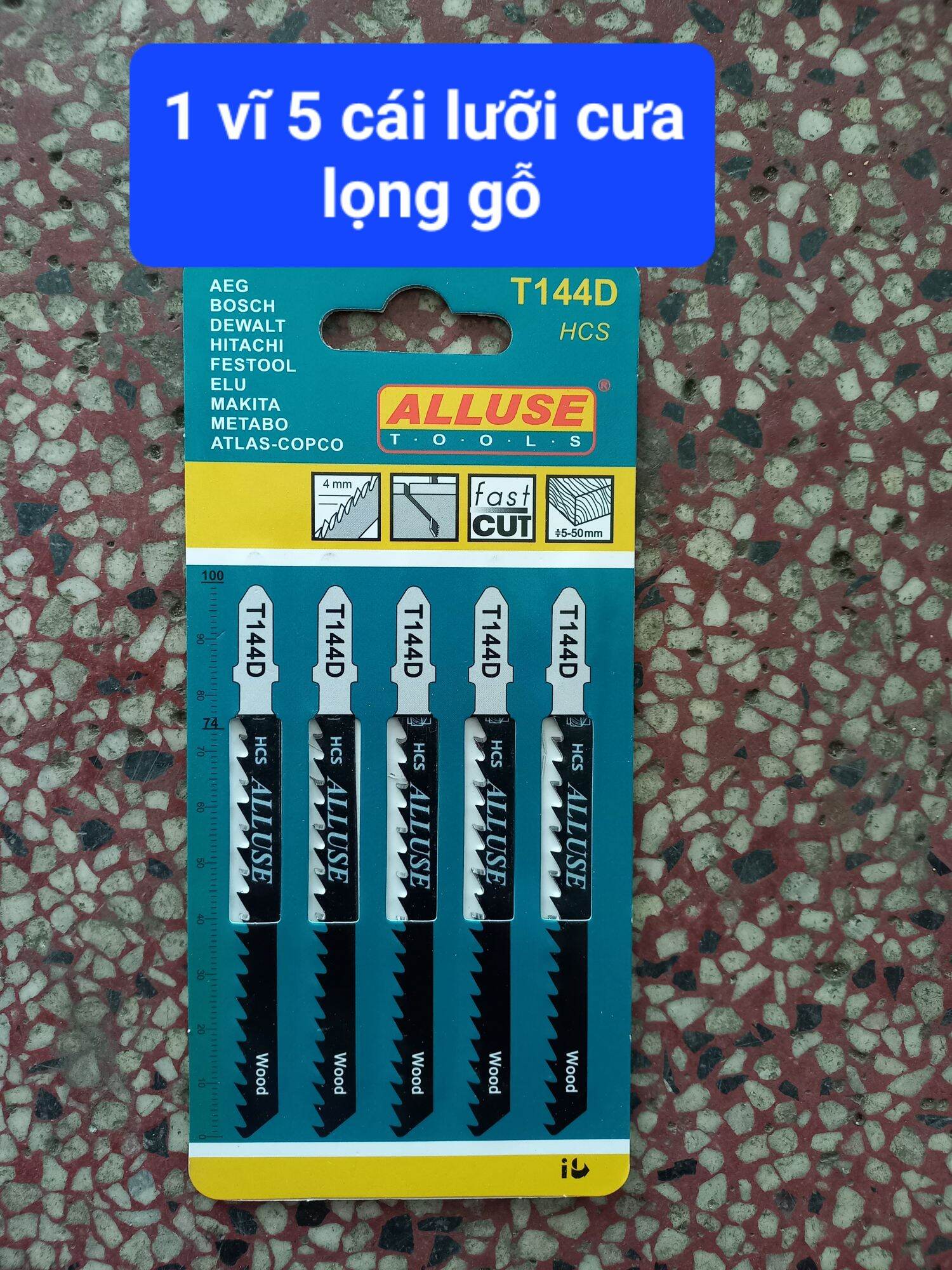 1 vĩ = 5 lưỡi cưa lọng gỗ