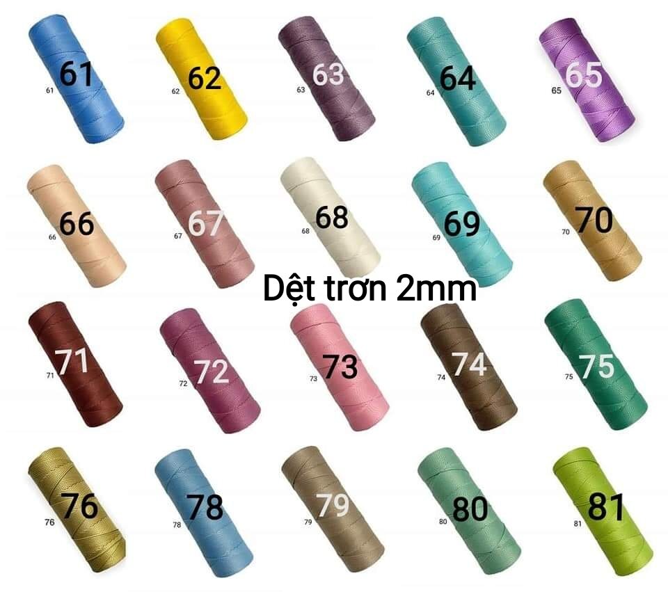 Sợi Dệt Trơn 2mm