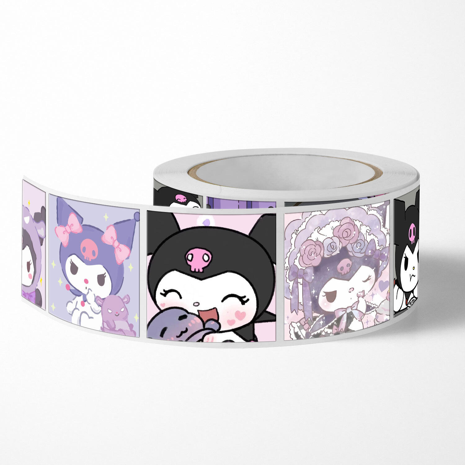 Cuộn 500 sticker tem dán hình dán sanrio 2cm