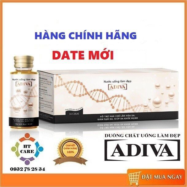 HCMCOLLAGEN ADIVA - HỘP 14 chai 30ml