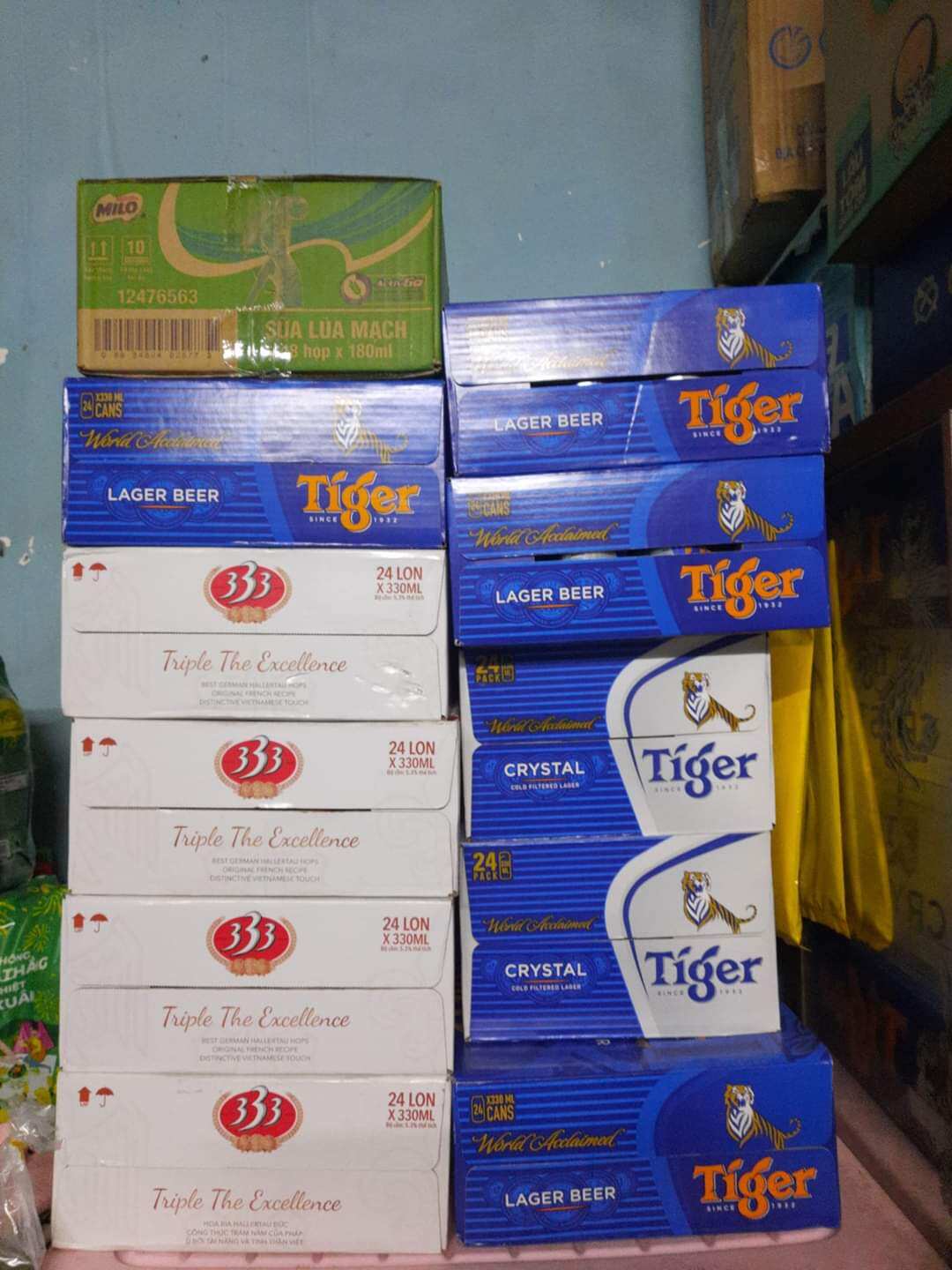 Thùng bia Tiger 24 lon (24*330ml)