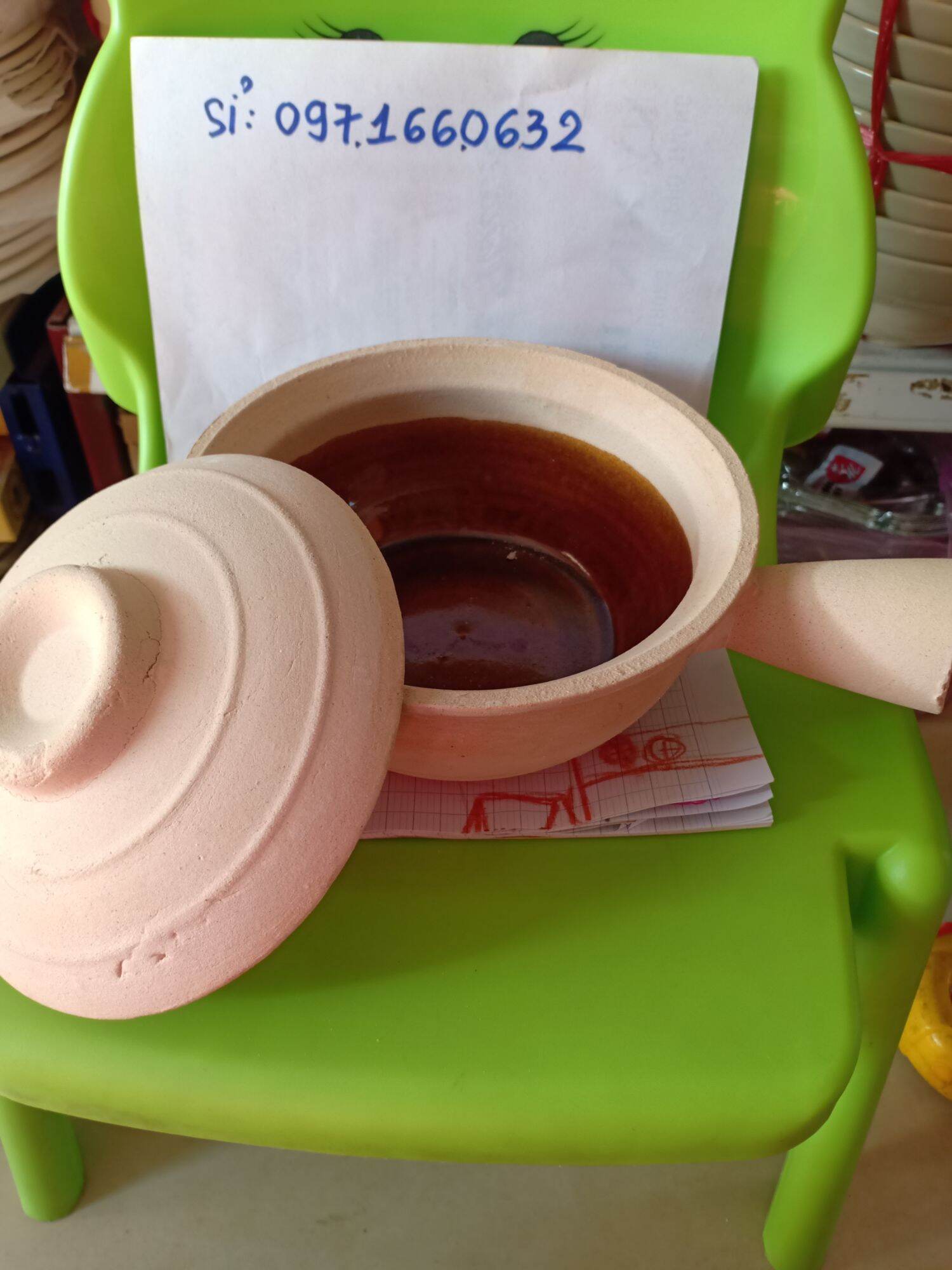 Nồi đất tay cầm ( 6-16cm)