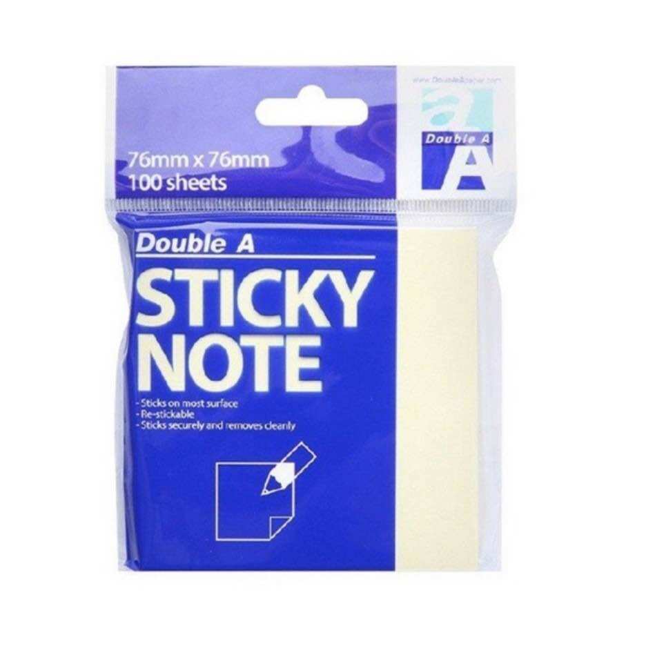 Giấy note ghi chú 76x76mm double a