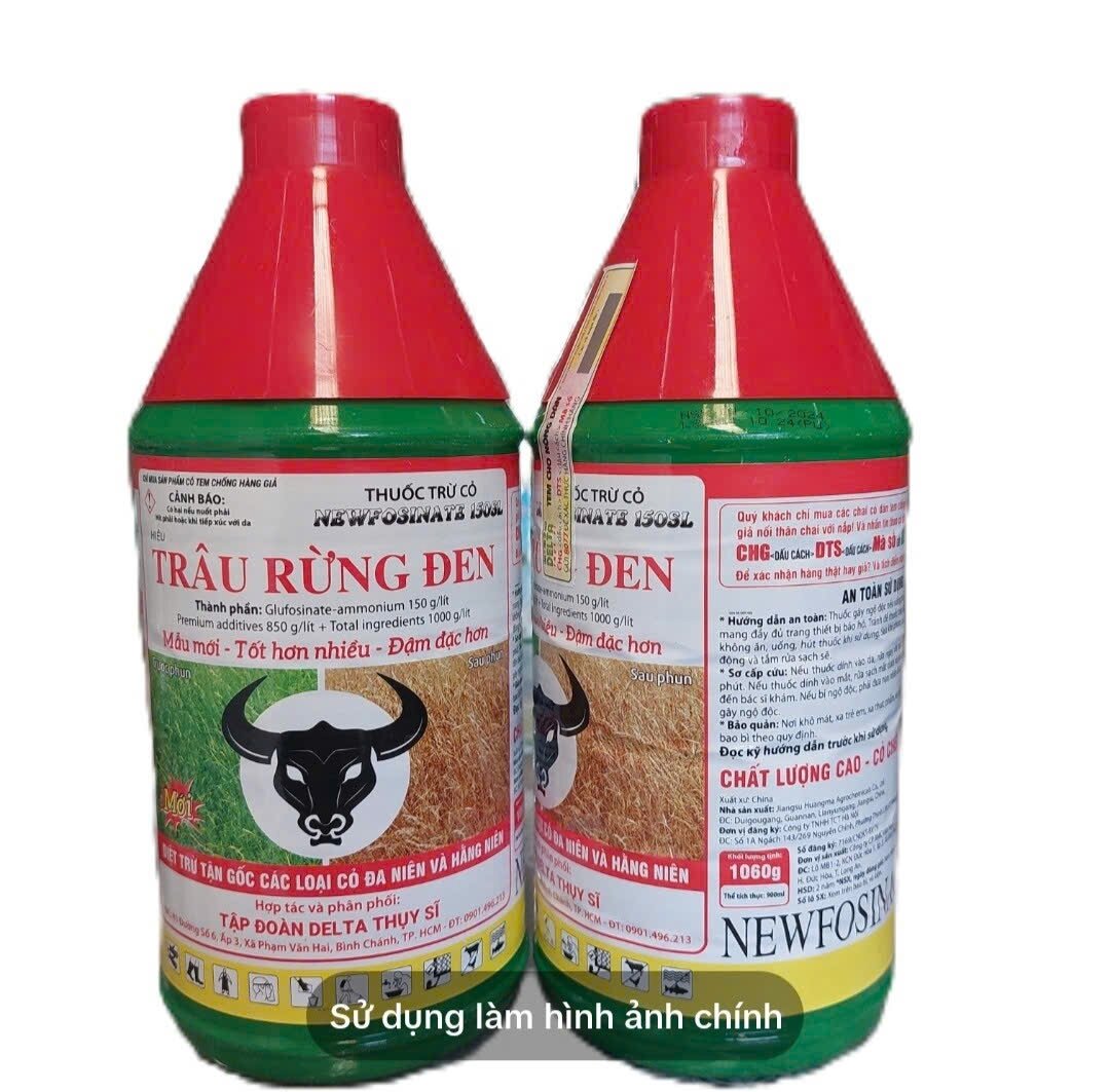 Thuốc trừ cỏ TRÂU RỪNG ĐEN COMBO 5 CHAI 900ML