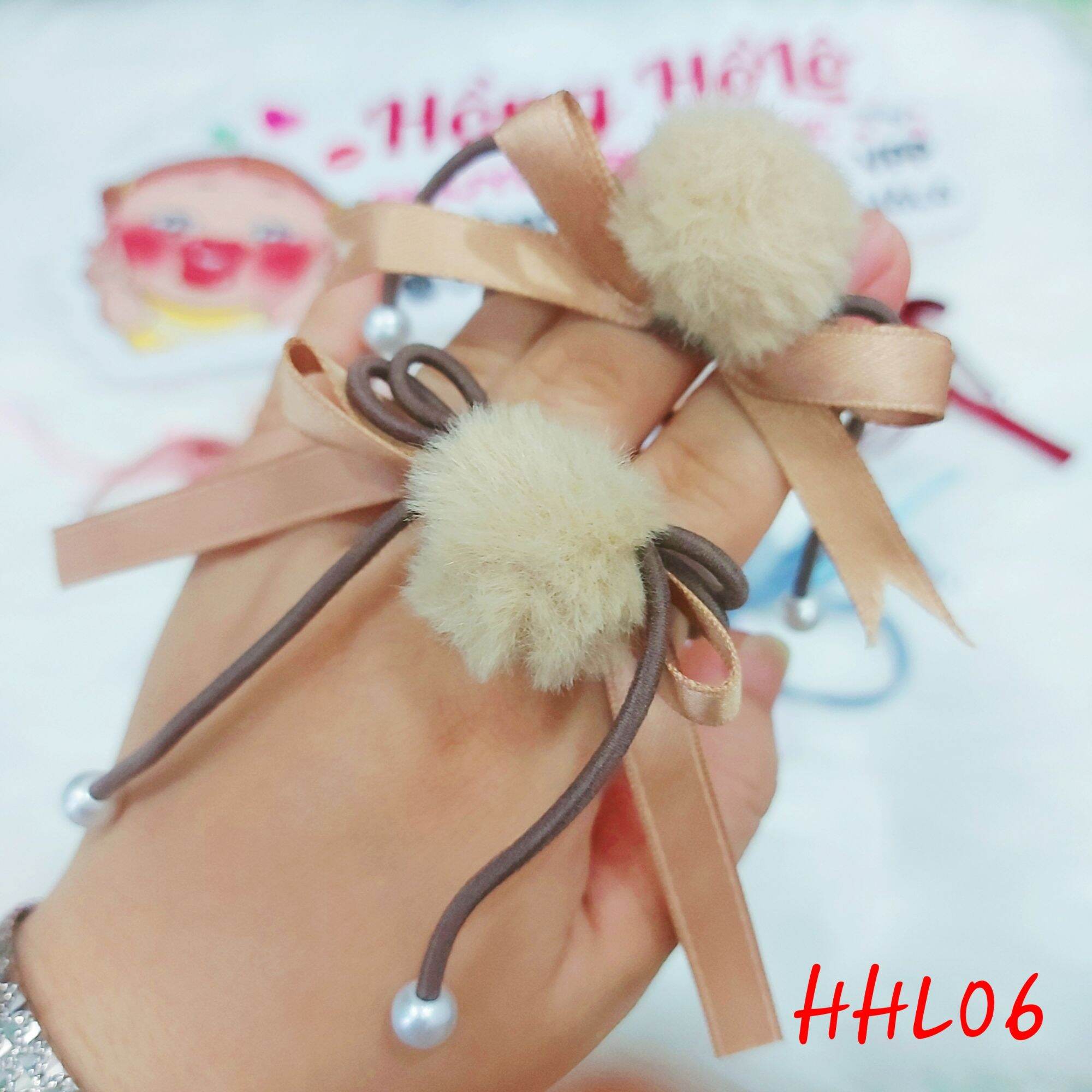 dây cột tóc dễ thương