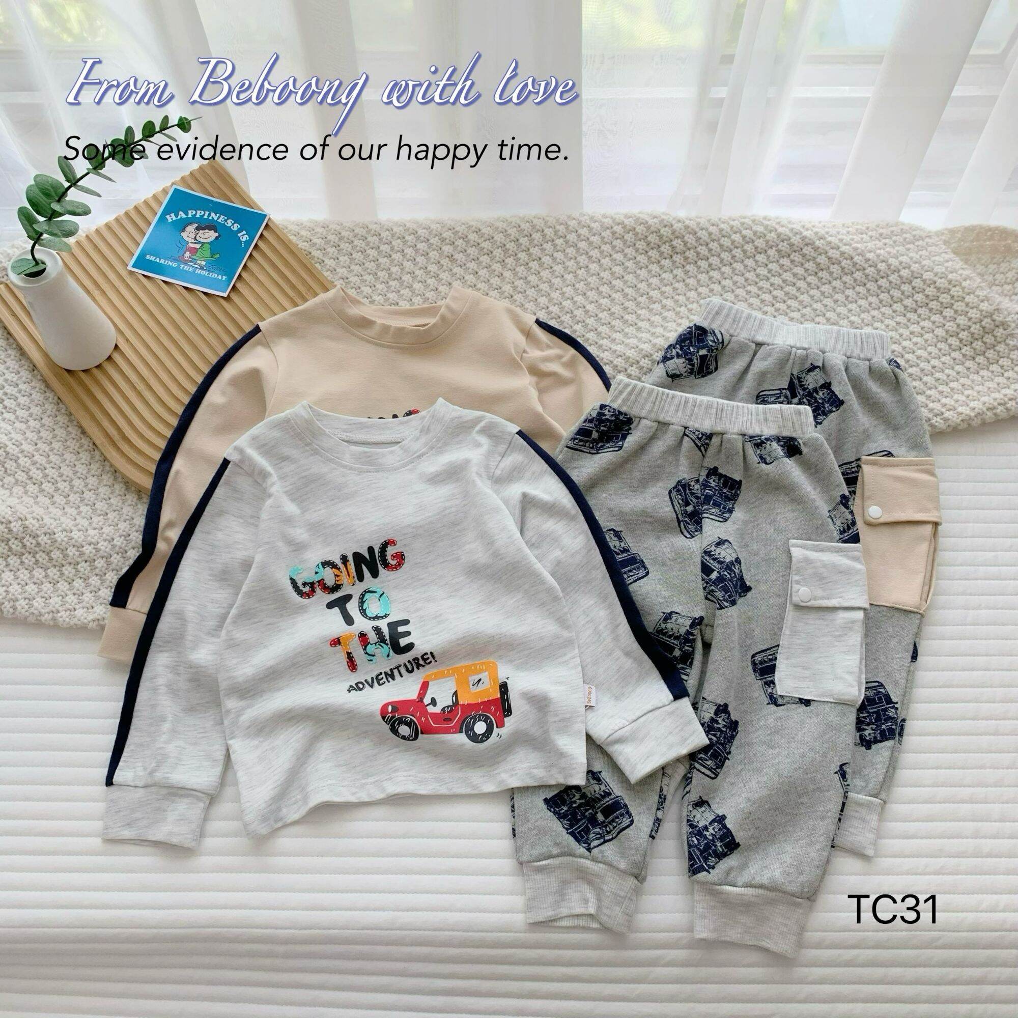 Set bộ ADVENTURE BT BeBoonq phong cách Hàn Quốc cho bé