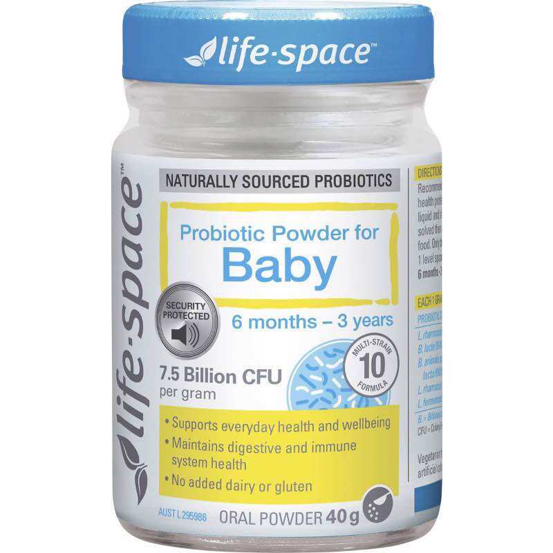 Men vi sinh tiêu hóa dành cho bé 40g 6 tháng - 3 tuổi Life-Space Probiotic Powder For Baby