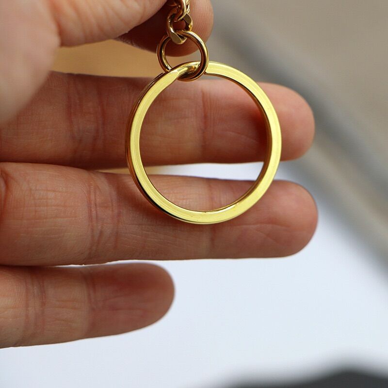 Khoen đồng 3cm kèm dây xích đồng