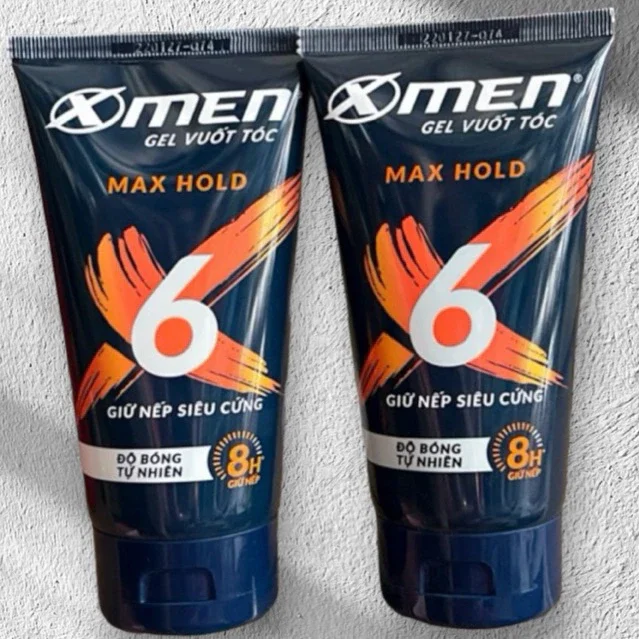Gel vuốt tóc xmen số 6 150g giữ nếp siêu cứng và bóng tóc