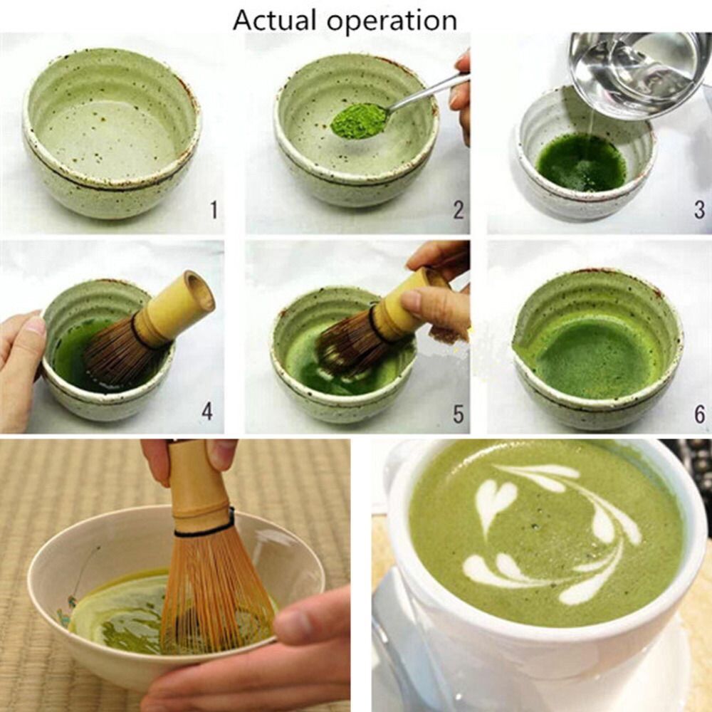 Chổi khuấy matcha,cà phê bằng tre