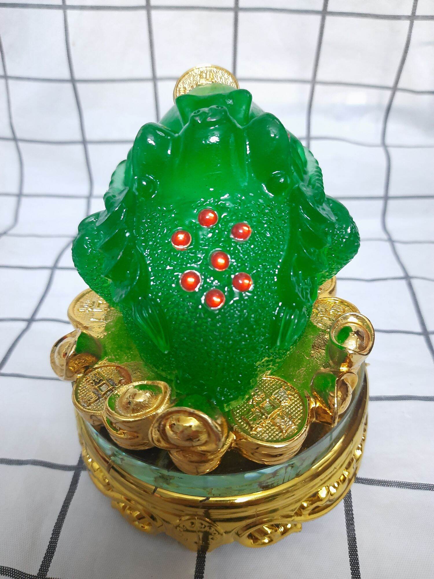 Tượng cóc thiềm thừ xanh