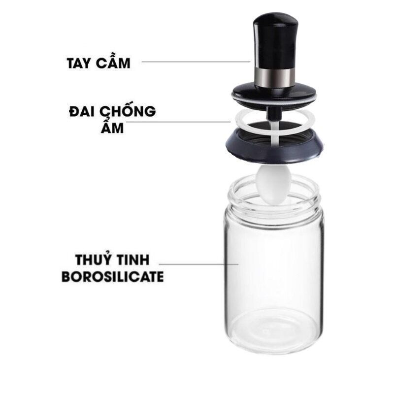 Hủ thủy tinh đựng gia vị cao cấp