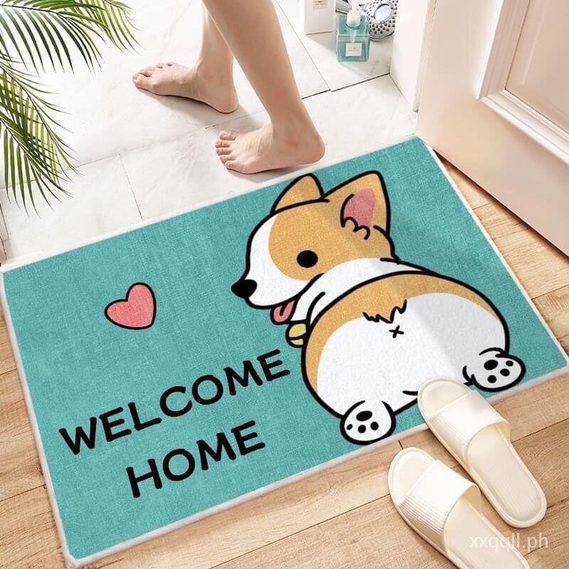 11k - Thảm lau chân hình thú 3D cute