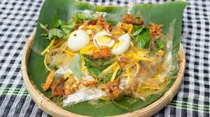 Bánh tráng sợi tôm khô gà siêu ngon.