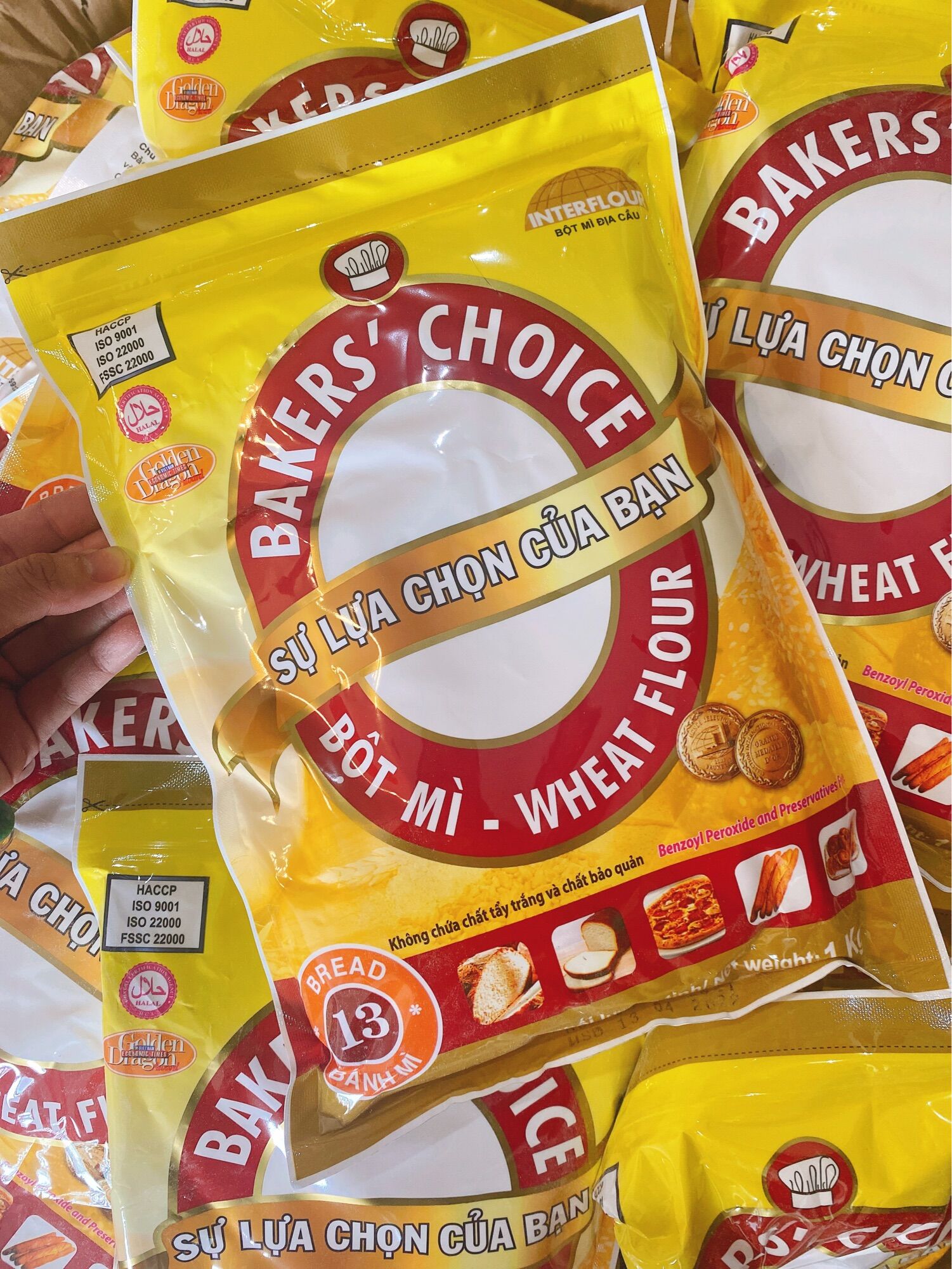 Combo 10 gói bột mì số 13 bakers’choice