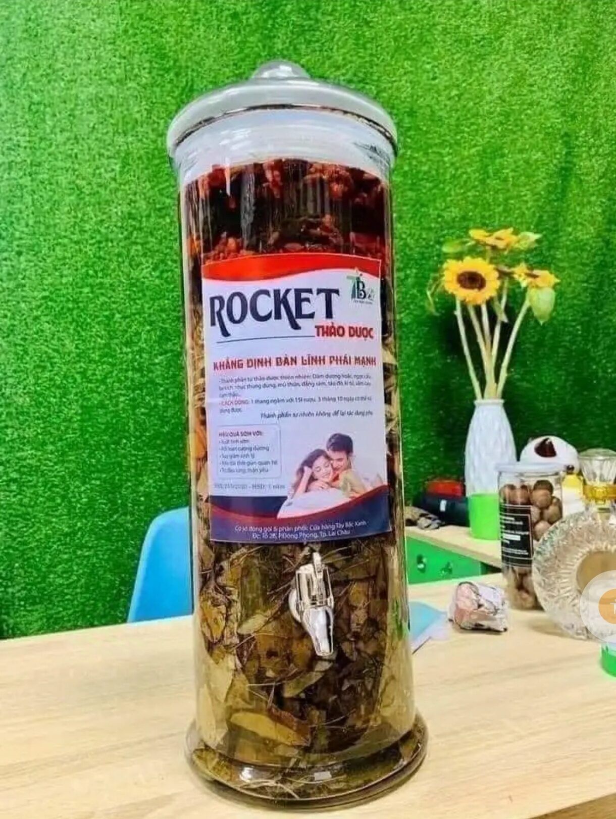 Bình 15 lít ngâm sẵn rocket