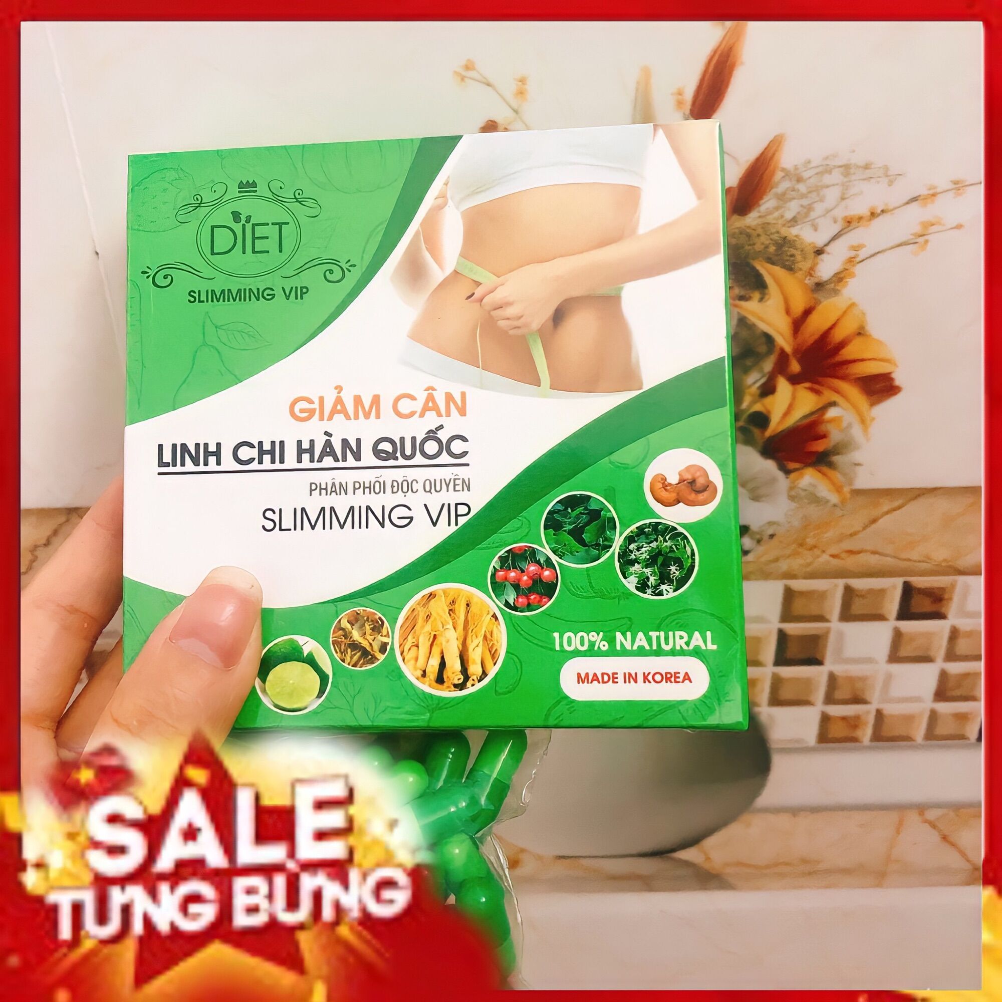 Giảm cân Linh Chi Hàn QuốcLiệu trình 30v