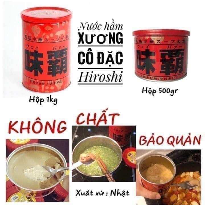 Nước cốt hầm xương cô đặc Hiroshi Nhật Bản 1kg