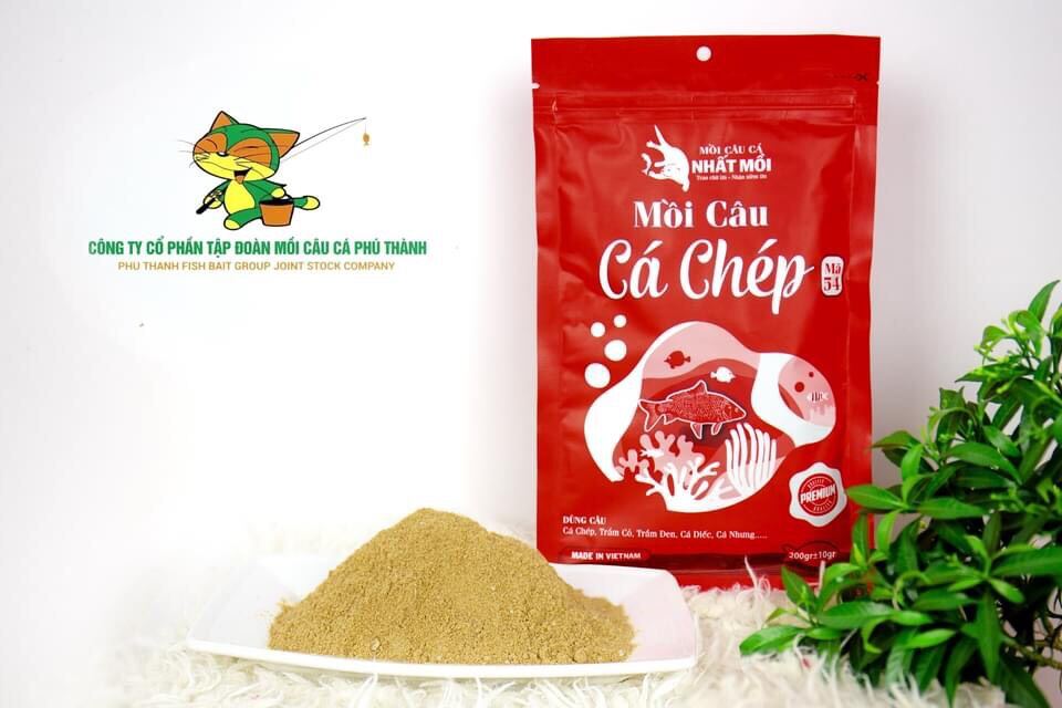 Mồi câu con cáo chép xanh đỏ