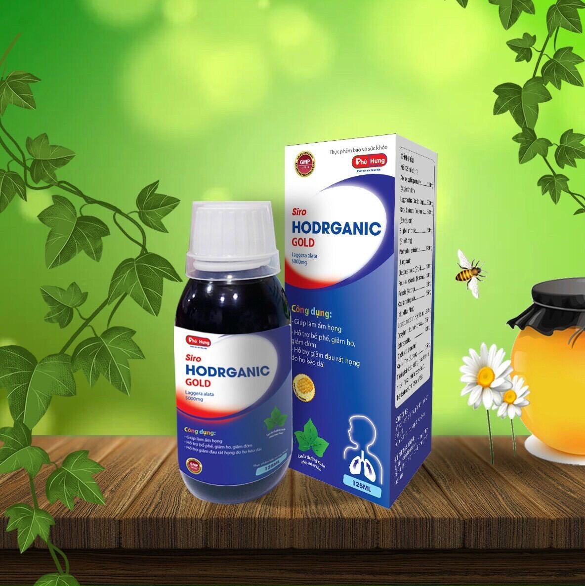 [Xuyên Tâm Liên] Siro Hodrganic Giảm Ho Cho Cả Gia Đình