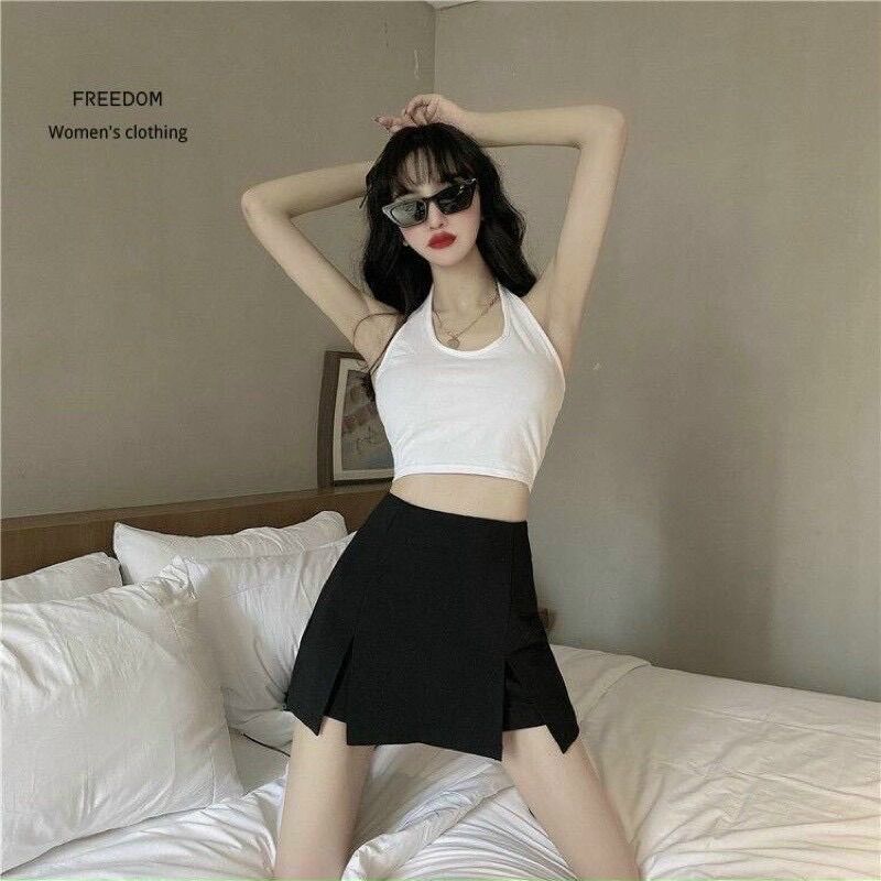 Chân váy phối xẻ 2 bên TT6