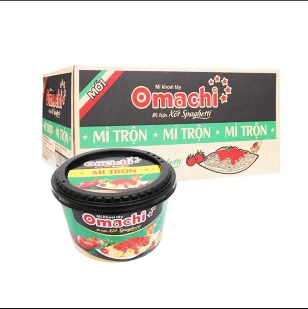 Mì trộn Omachi xốt Spaghetti phô mai